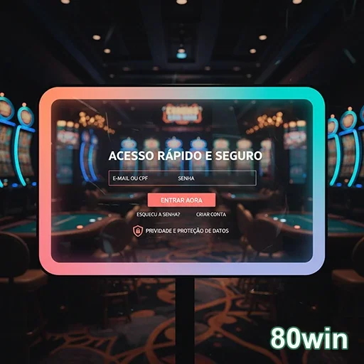 Ilustração de Acesse o Aplicativo Cassino 80win para Jogos Móveis Instantâneos